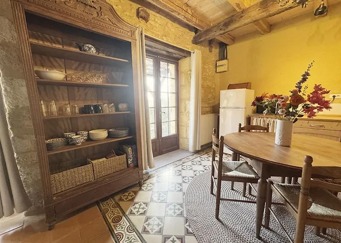 Vakantiehuis Charming 2-4p With Heated Pool & Terrace Meyrals